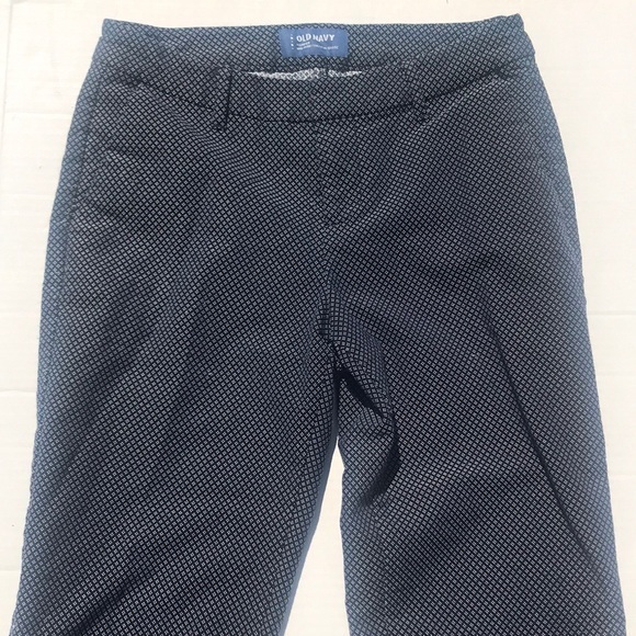 3/$25🍾🍾Old Navy Harper Dobby Navy/White Print Pants - Picture 6 of 12